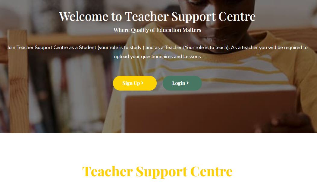 Teacher Support Center